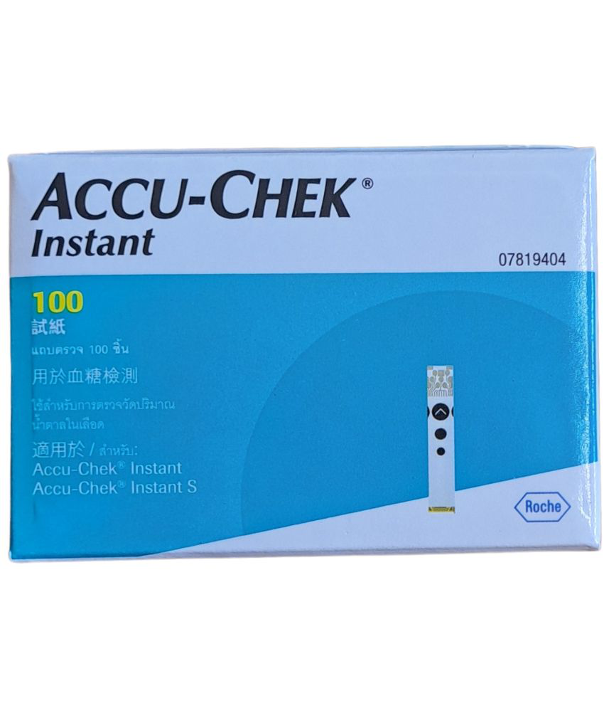    			Accu-Chek Instant Test Strips 100 Count (Multicolor)