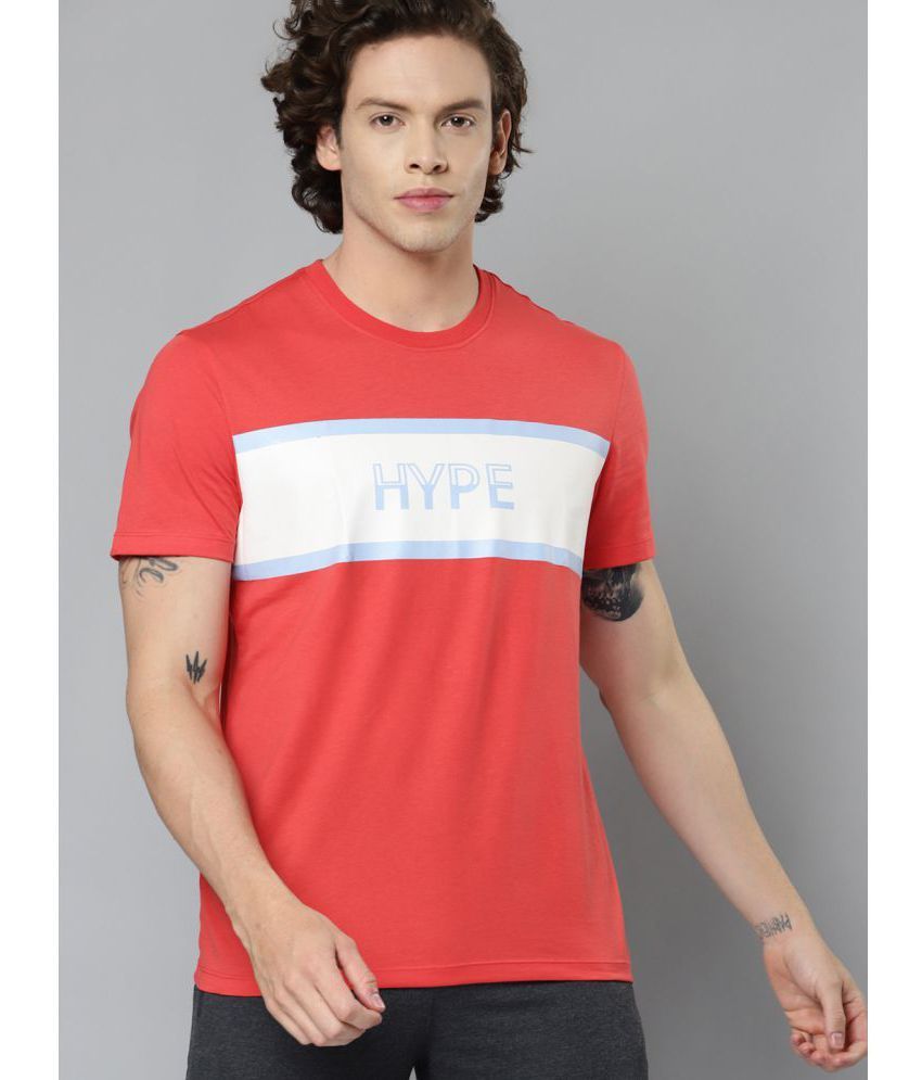     			Alcis - Red Cotton Regular Fit Men's Sports T-Shirt ( Pack of 1 )