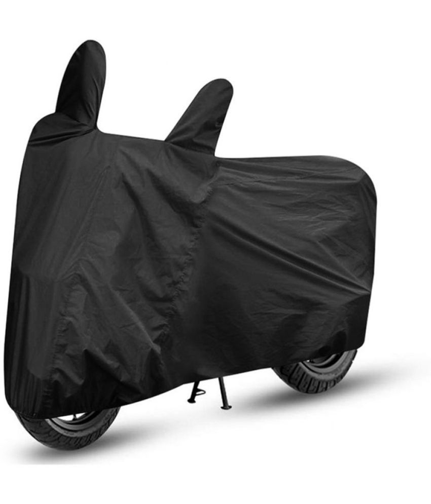     			AutoRetail - Black Dust Proof Two Wheeler Polyster Cover With (Mirror Pocket) for CBF Stunner ( Pack of 1 )