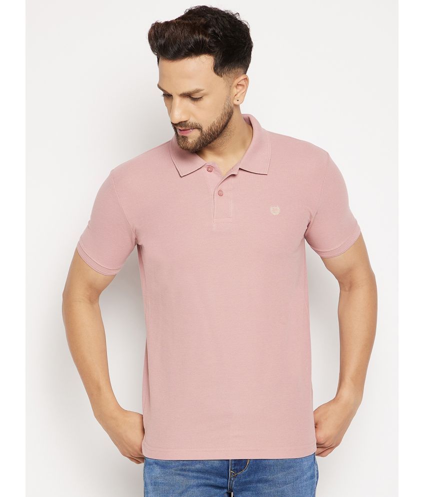     			Duke - Pink Cotton Blend Slim Fit Men's Polo T Shirt ( Pack of 1 )