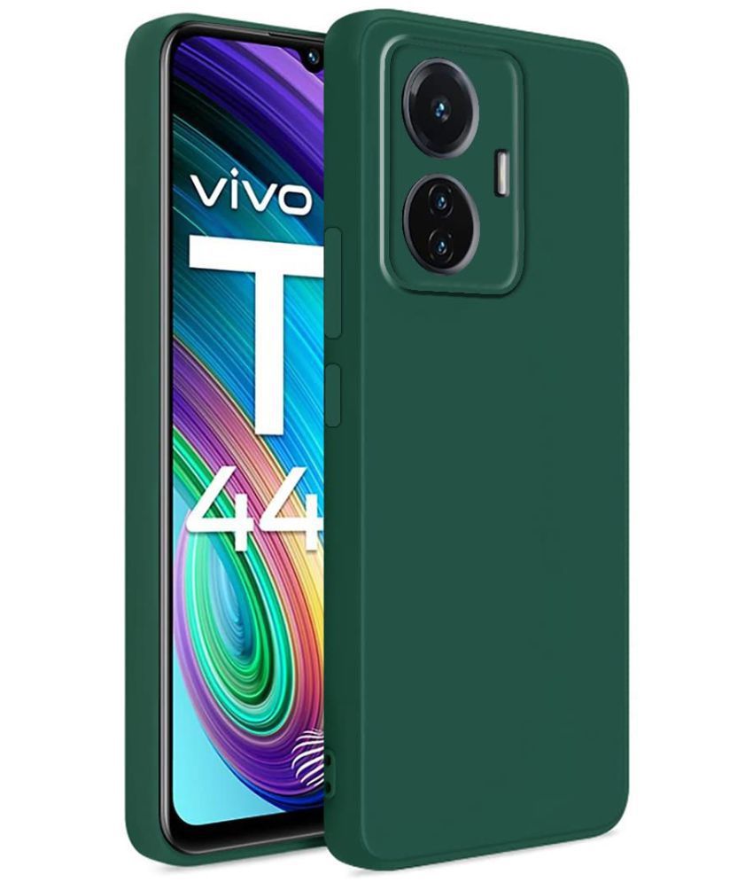     			JMA - Green Rubber Hybrid Covers Compatible For Vivo T1 44W ( Pack of 1 )