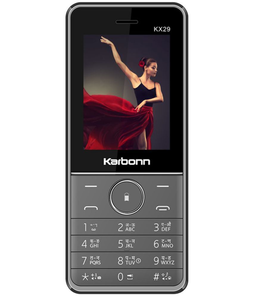     			Karbonn KX29 Dual SIM Feature Phone Black Grey