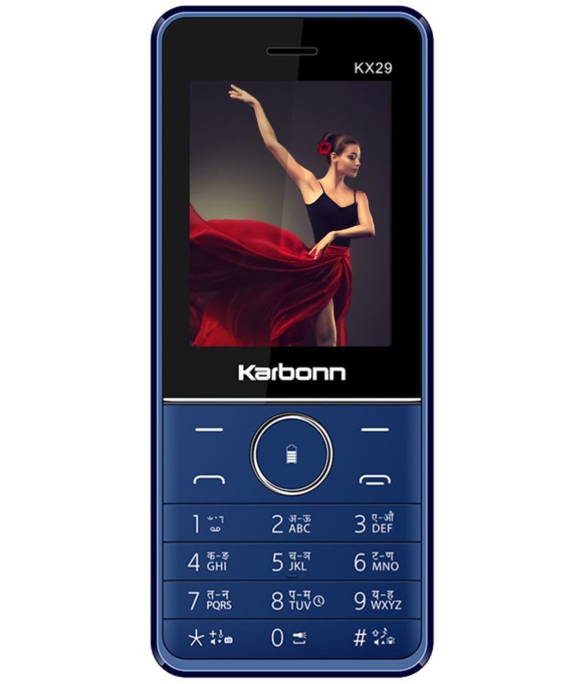     			Karbonn KX29 Dual SIM Feature Phone Blue Grey