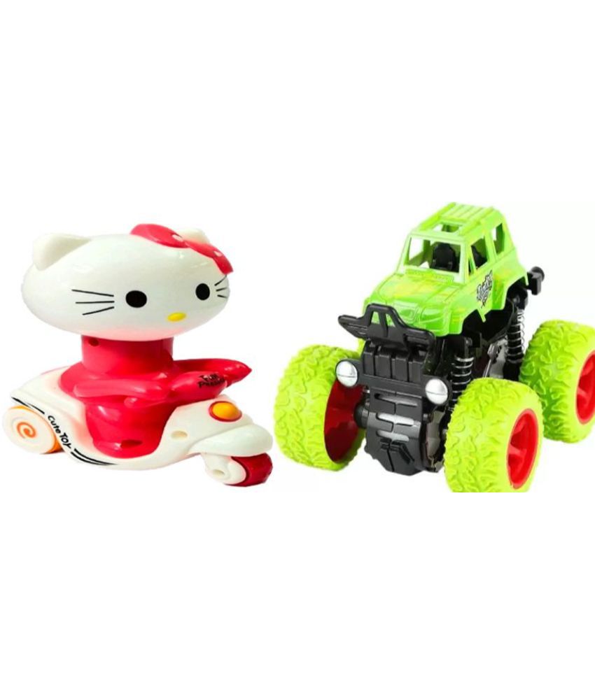 Toy Cars Unbreakable & Monster Truck Cars Push and Go Toy