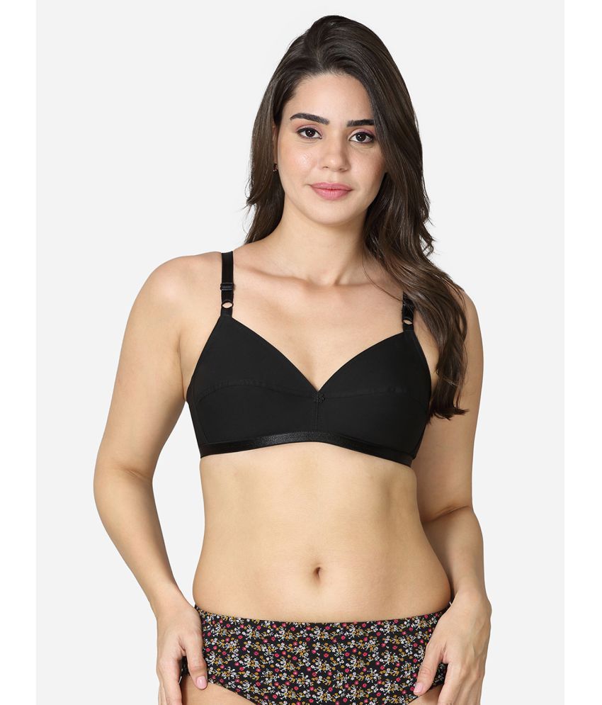     			VStar - Black Cotton Non Padded Women's Everyday Bra ( Pack of 1 )