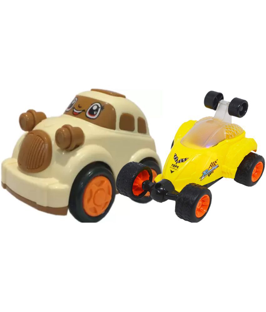 toy car 360 & Unbreakable Car Toy Realistic Movements brown