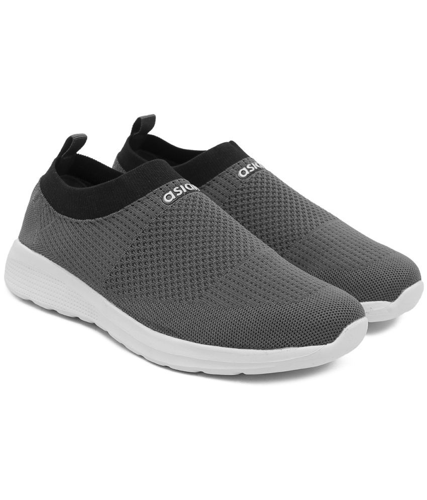     			ASIAN - ELASTO-03(G) Gray Men's Sports Running Shoes