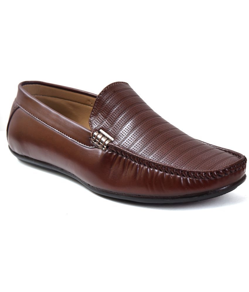     			Ajanta - Brown Men's Slip on