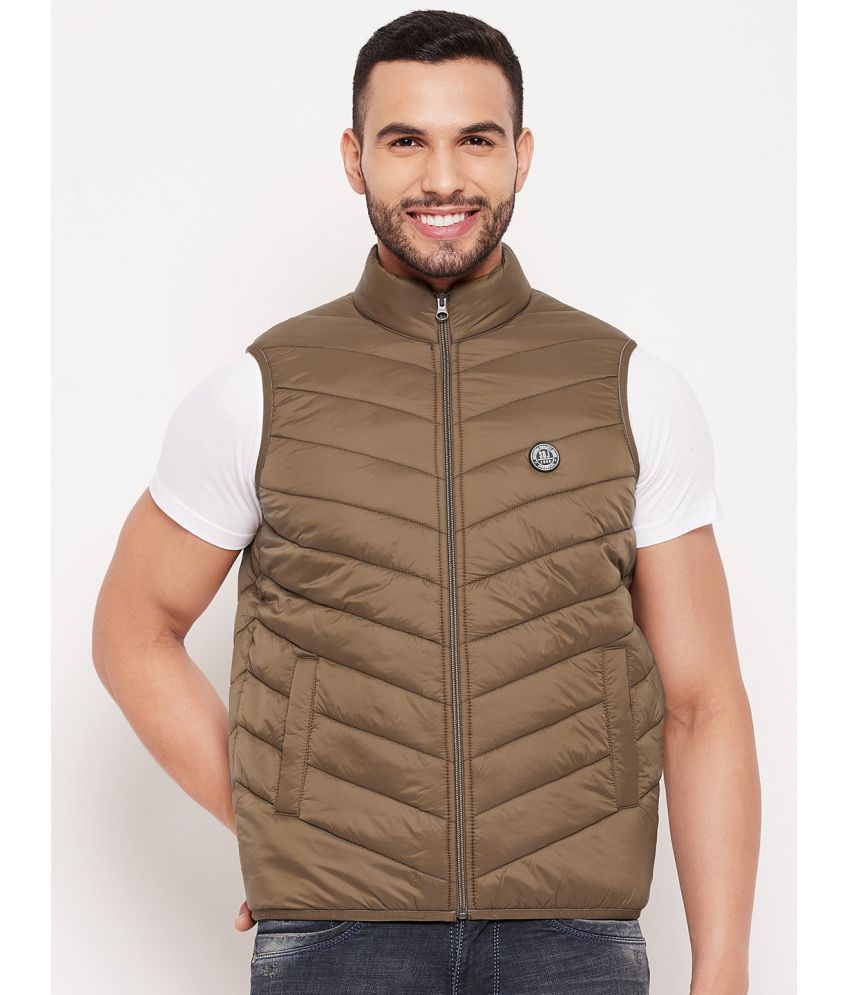     			Duke - Khaki Polyester Slim Fit Men's Puffer Jacket ( Pack of 1 )