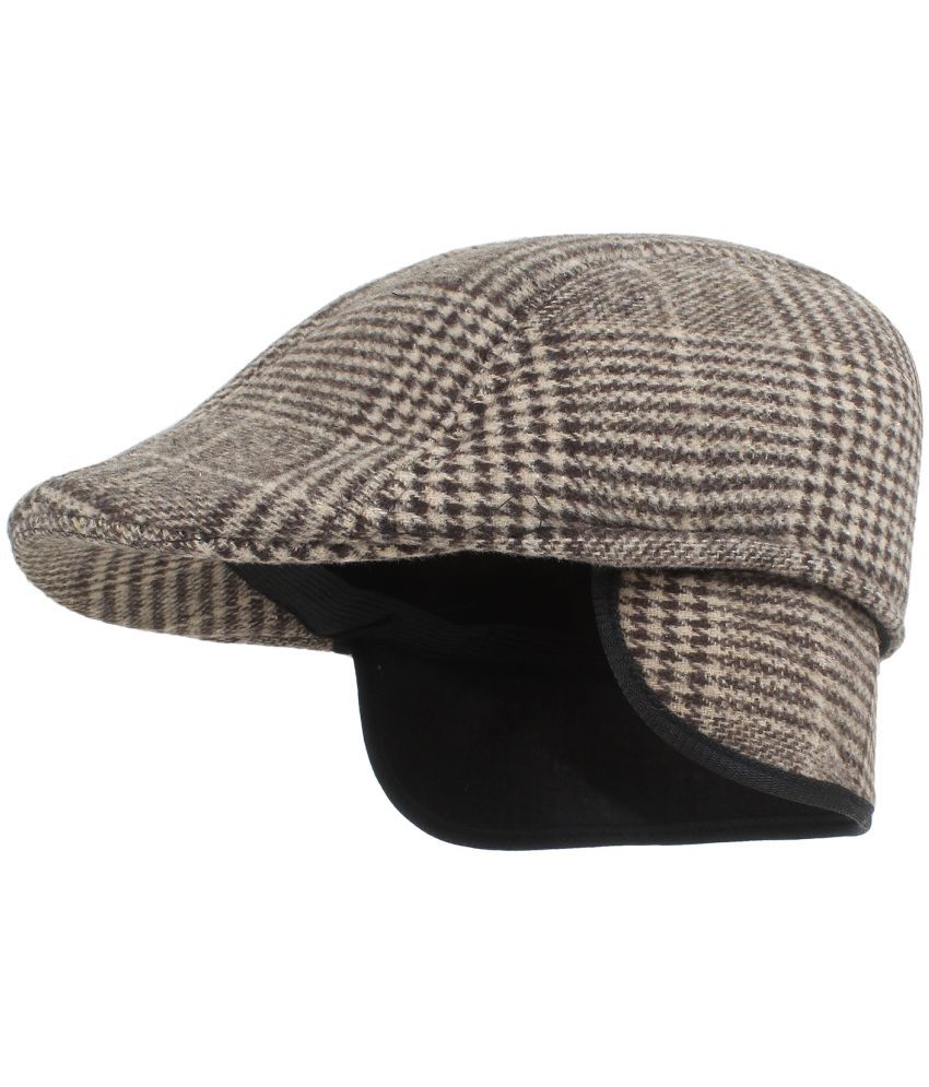     			Zacharias - Brown Woollen Men's Cap ( Pack of 1 )