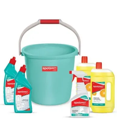 Buy Spotzero By Milton Plastic Green Bathroom Cleaning Set - 500