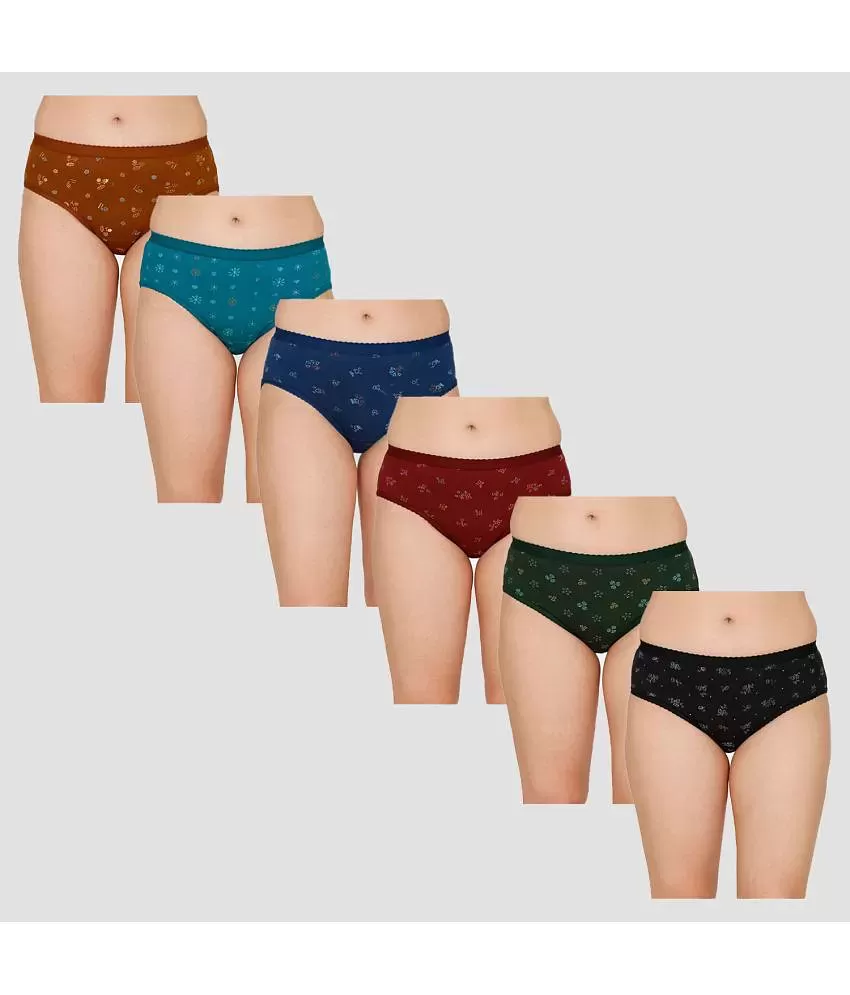 Buy Red Cotton Basic Printed Panty Online In India At Discounted Prices