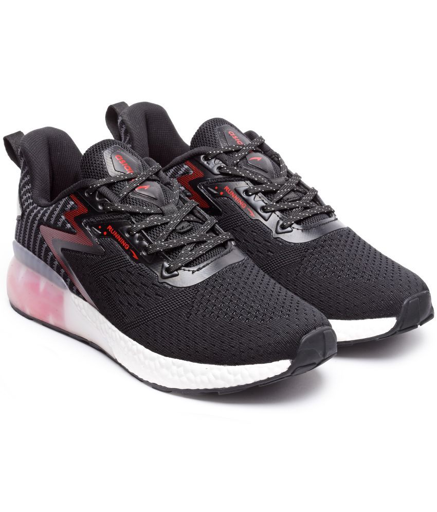     			ASIAN - NITROGEN-01 Black Men's Sports Running Shoes