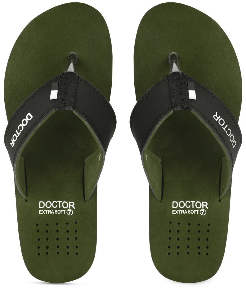     			DOCTOR EXTRA SOFT - Green Men's Daily Slipper