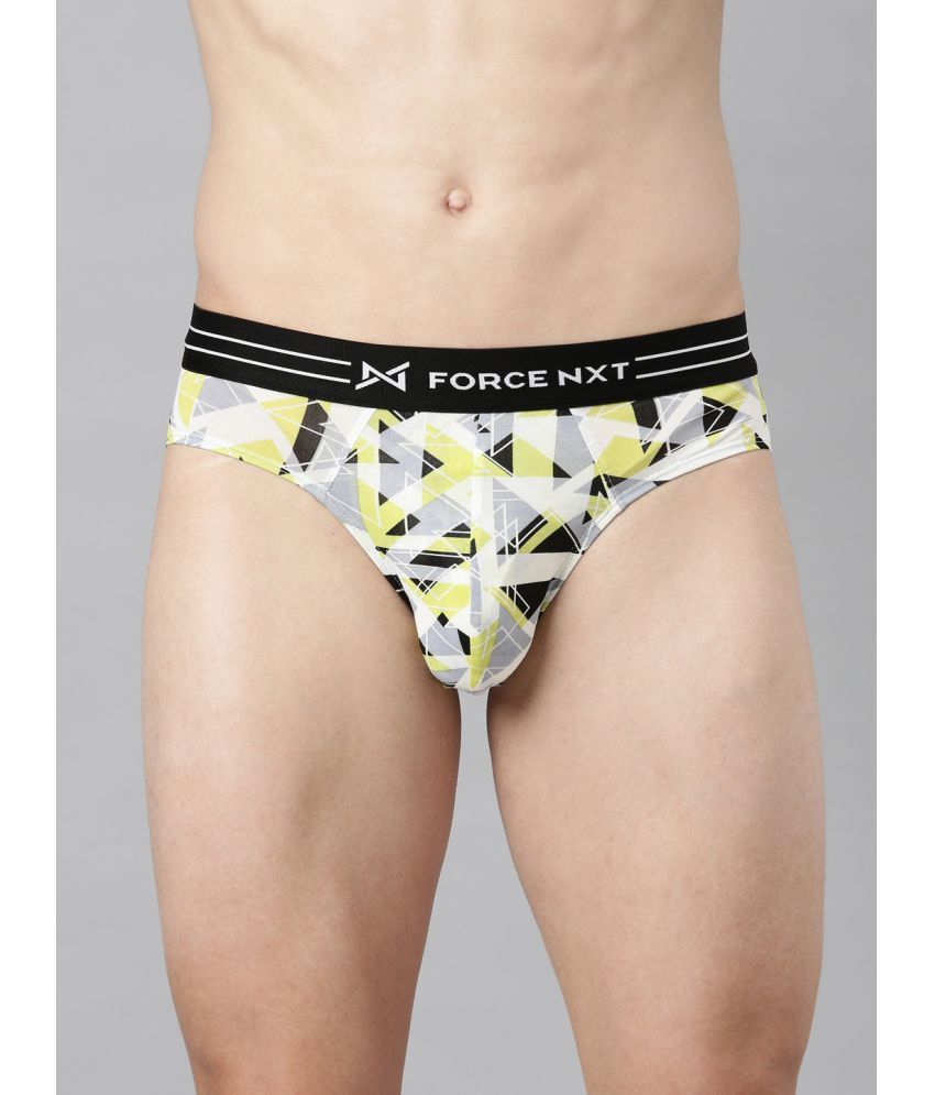     			Force NXT Pack of 1 Cotton Briefs For Men's ( Multicolor )