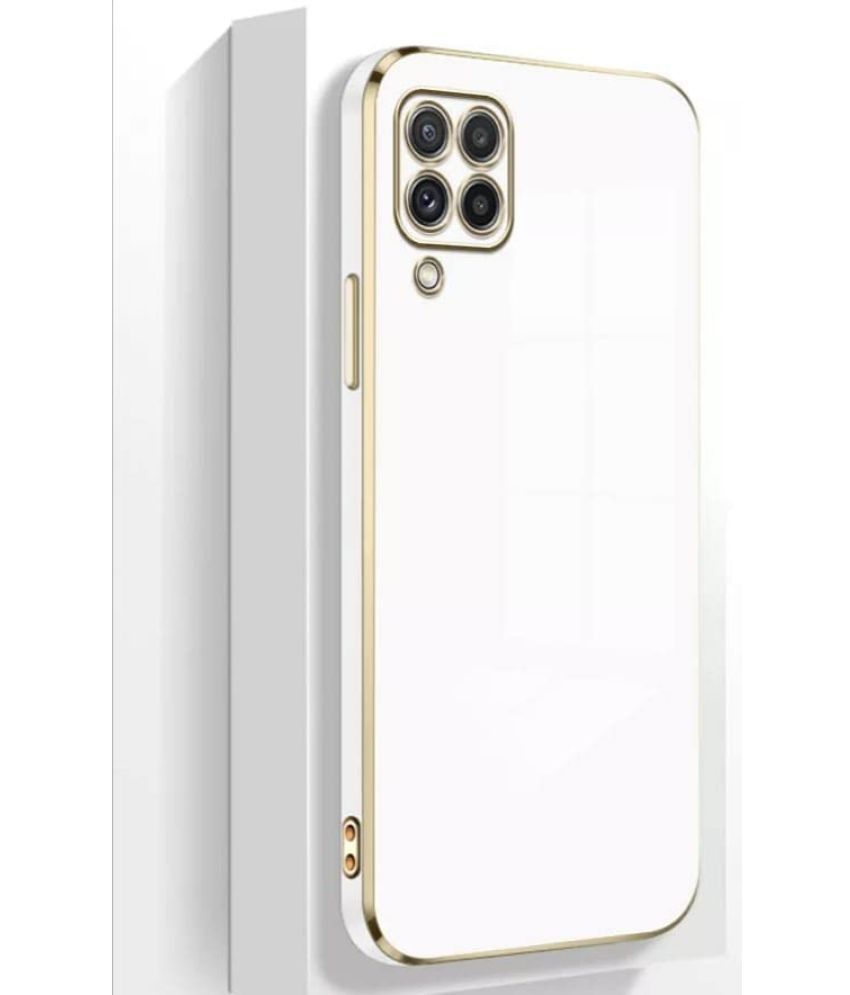     			Kosher Traders - White Silicon Silicon Soft cases Compatible For Samsung Galaxy M33 5g ( Pack of 1 )