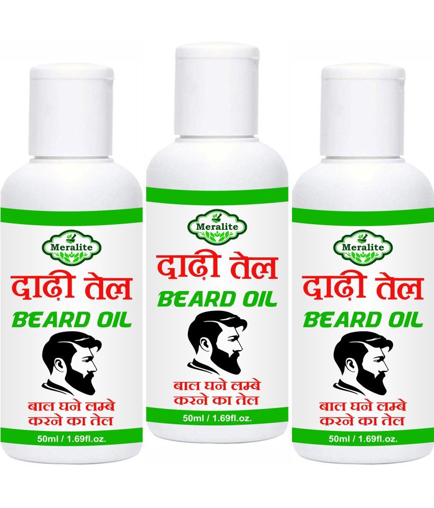     			MERALITE - 150mL Promotes Beard Growth Beard Oil ( Pack of 3 )