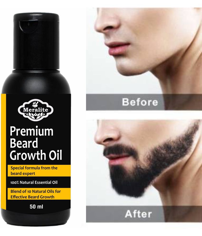     			MERALITE - 50mL Promotes Beard Growth Beard Oil ( Pack of 1 )