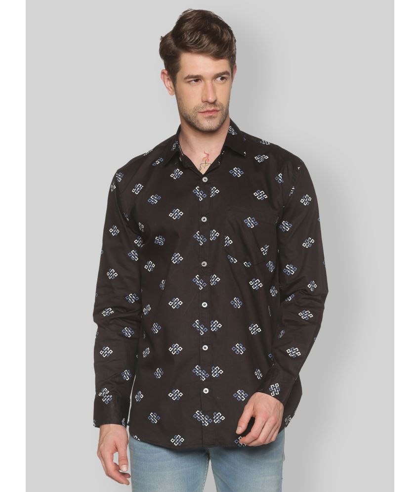     			YHA - Black 100% Cotton Regular Fit Men's Casual Shirt ( Pack of 1 )