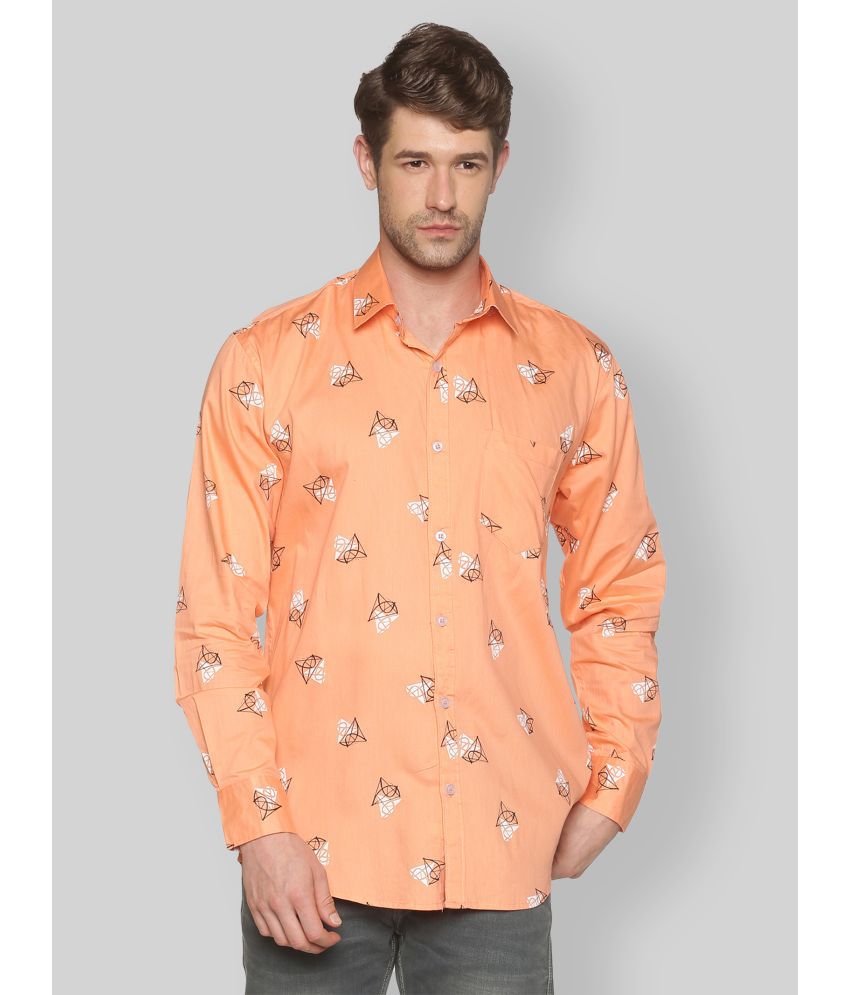     			YHA - Peach 100% Cotton Regular Fit Men's Casual Shirt ( Pack of 1 )