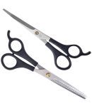 Professional Salon Barber Hair Cutting & Thinning Scissors Hairdressing Styling Tool Including Beard Care. (Stag Combo Scissor) Scissors Scissors