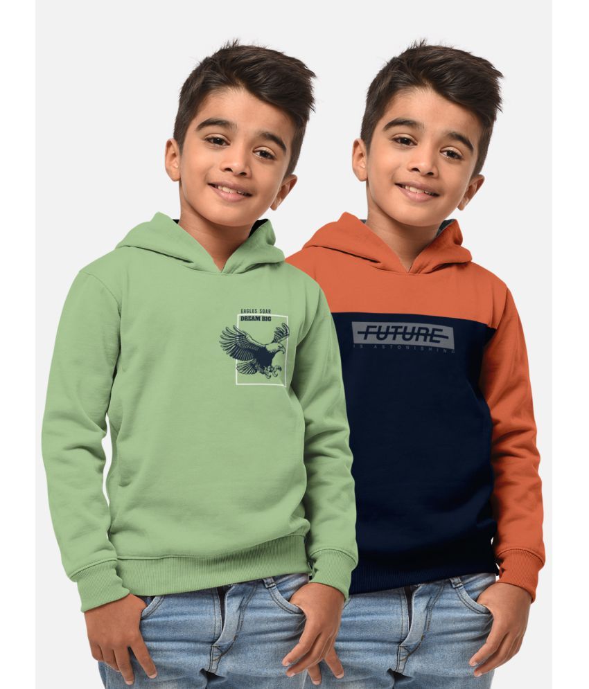     			HELLCAT - Multicolor Cotton Blend Boy's T-Shirt ( Pack of 2 )