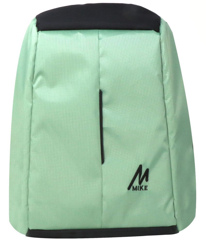 SmilyKiddos 20 Ltrs Green Polyester College Bag