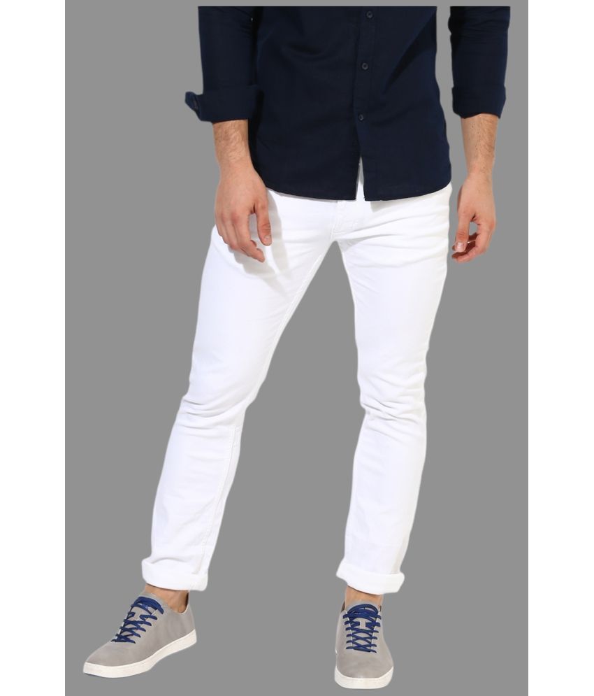     			x20 - White Denim Skinny Fit Men's Jeans ( Pack of 1 )