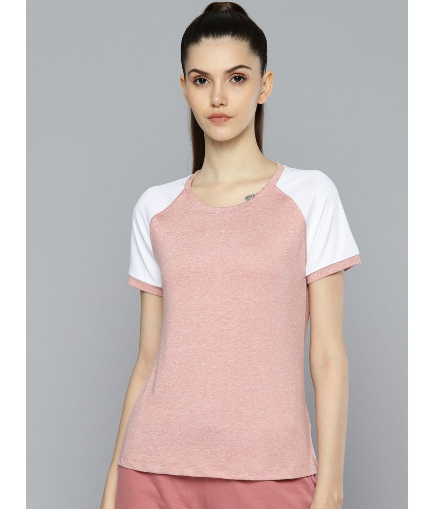     			Alcis Pink Polyester Tees - Single