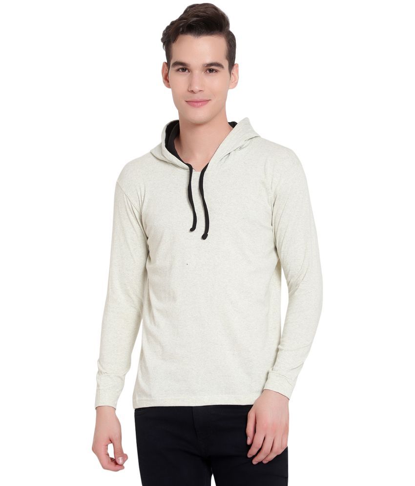     			Diaz - Cream Cotton Blend Regular Fit Men's Sweatshirt ( Pack of 1 )