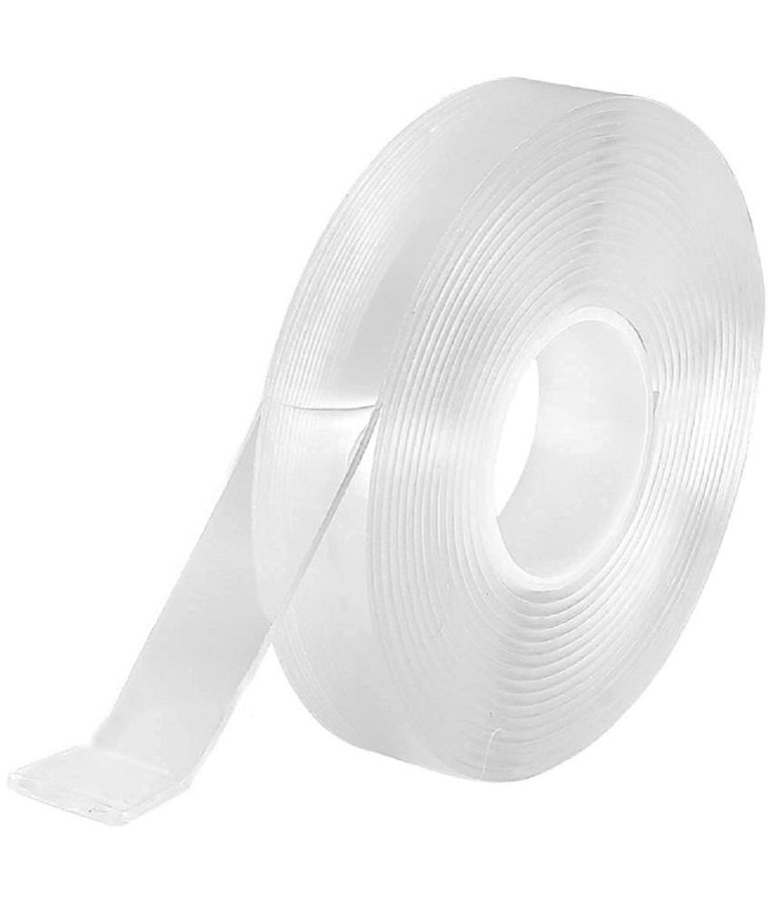     			GKBOSS - Transparent Double Sided Decorative Tape ( Pack of 1 )