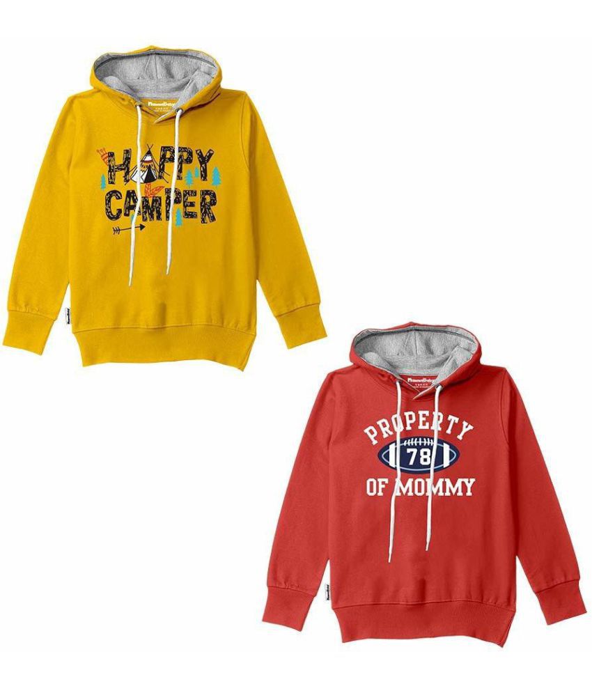     			NammaBaby - Multi Color Cotton Blend Boys Sweatshirt ( Pack of 2 )