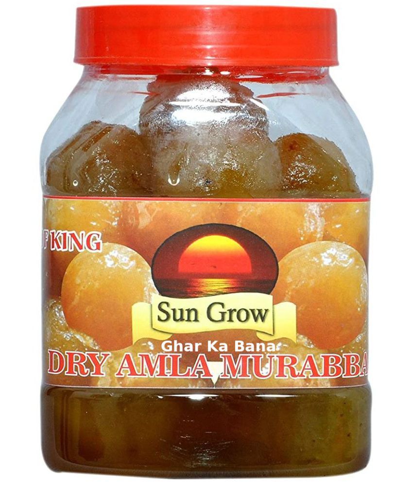     			Sun Grow Home Made Ghar Ka Bana Dry Amla Murabba (Ingredient: Fenugreek Muskmelon Seeds Cardamom/Elichie) Pickle 1 kg