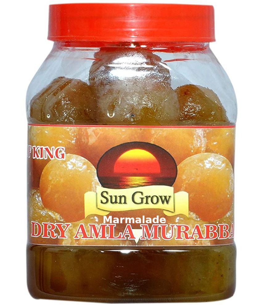     			Sun Grow Home Made Marmalade Dry Amla Murabba (Ingredient: Fenugreek Muskmelon Seeds Cardamom/Elichie) Pickle 1 kg