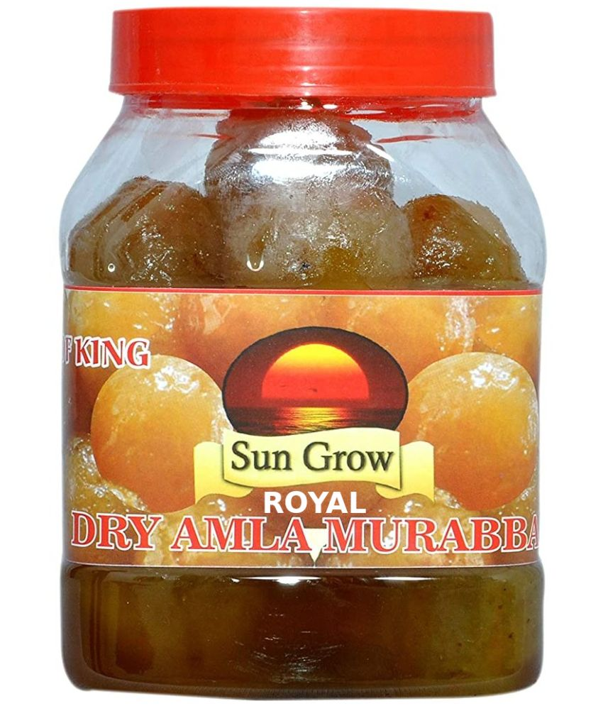     			Sun Grow Home Made Royal Dry Amla Murabba (Ingredient: Fenugreek Muskmelon Seeds Cardamom/Elichie) Pickle 1 kg