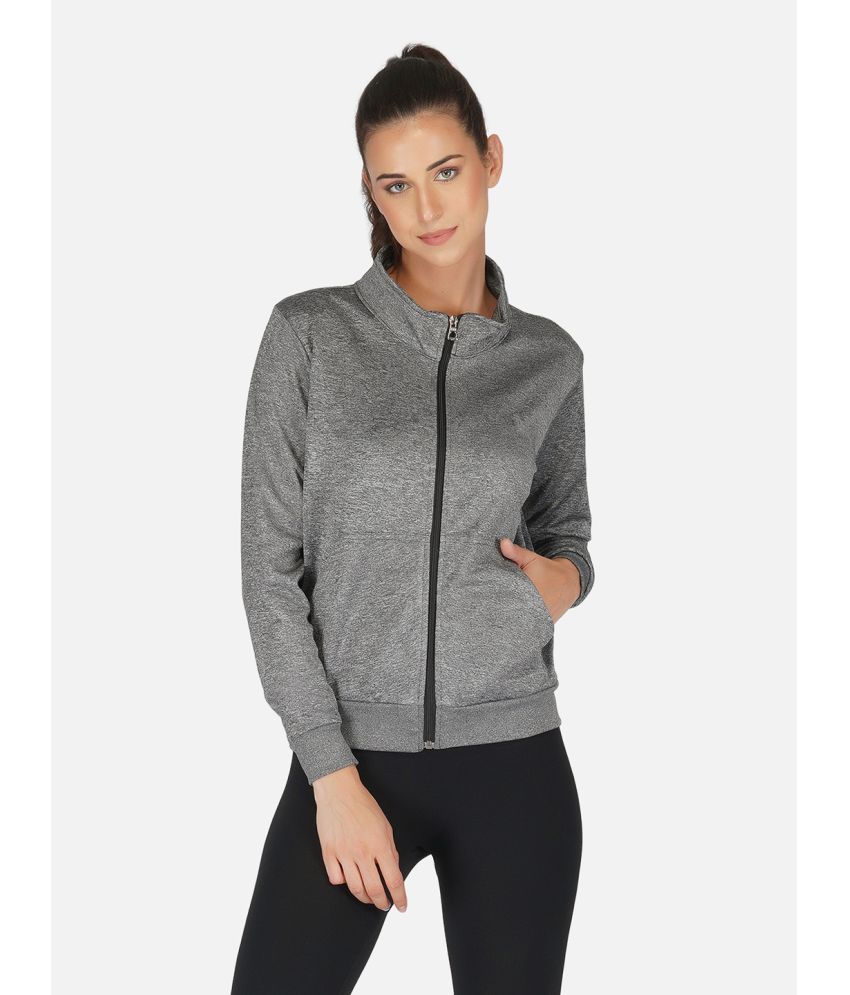     			Uzarus - Grey Polyester Women's Jacket