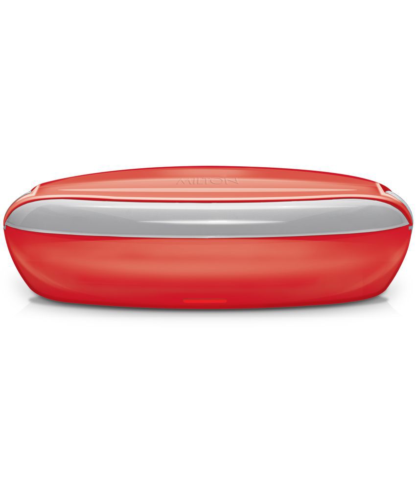     			Milton Swiftron Stainless Steel Tiffin Box Set, 260ml/262mm, Set of 2, Red
