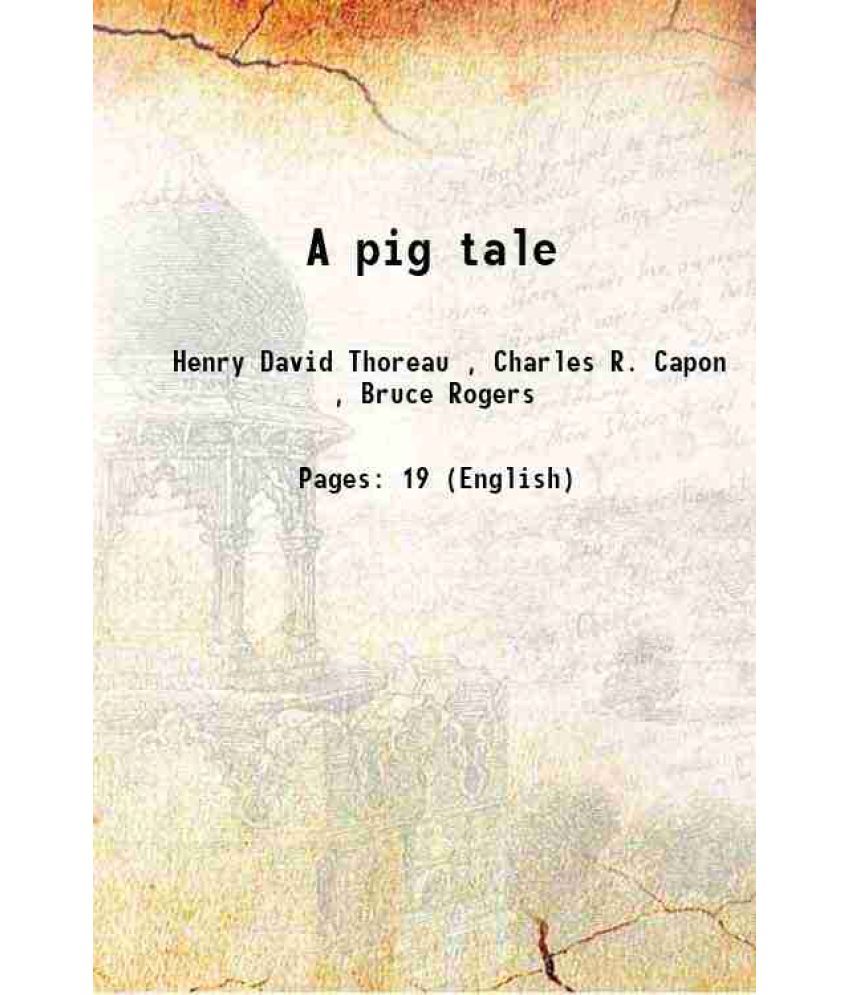     			A pig tale 1947 [Hardcover]