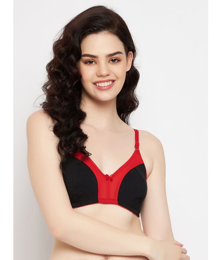     			Clovia Cotton Blend Non Padded Women's Everyday Bra ( Black )