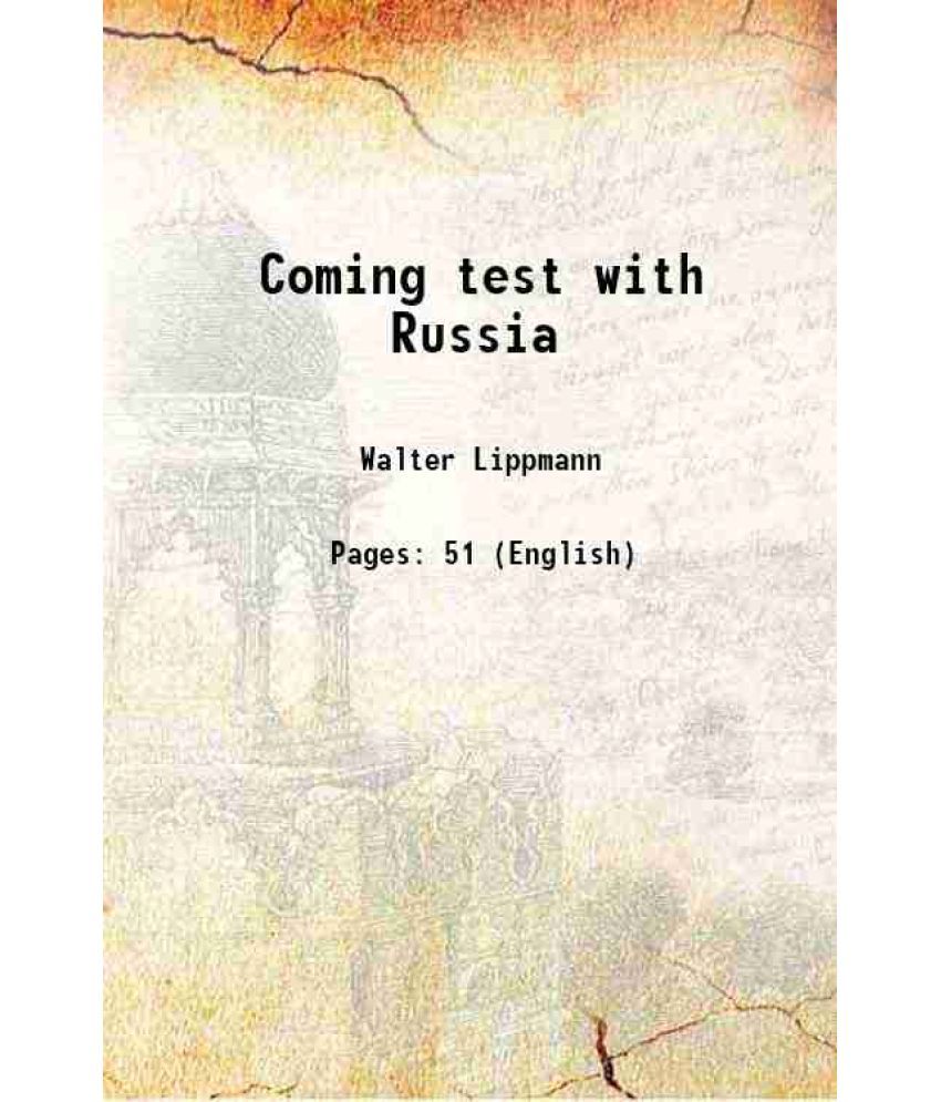     			Coming test with Russia [Hardcover]