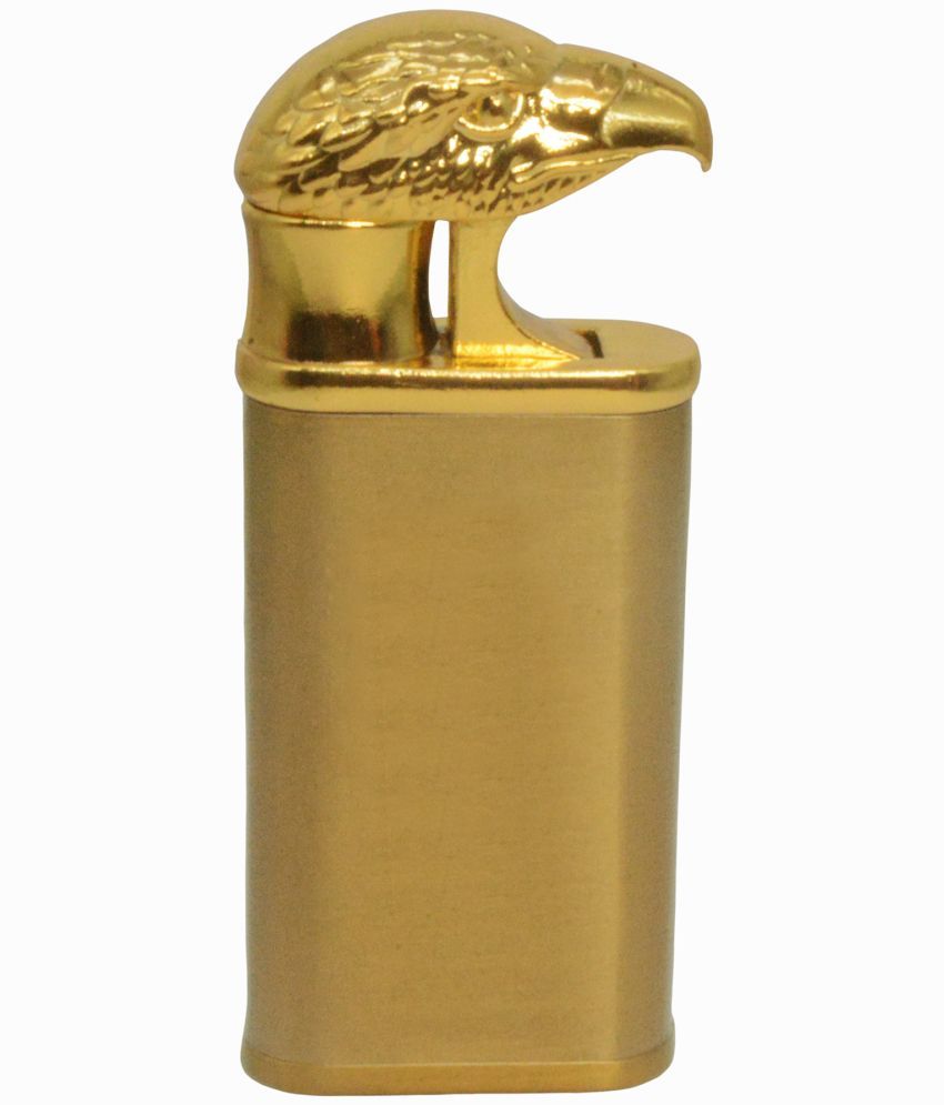     			JMALL - Gold Aluminium Cigarette Lighter ( Pack of 1 )