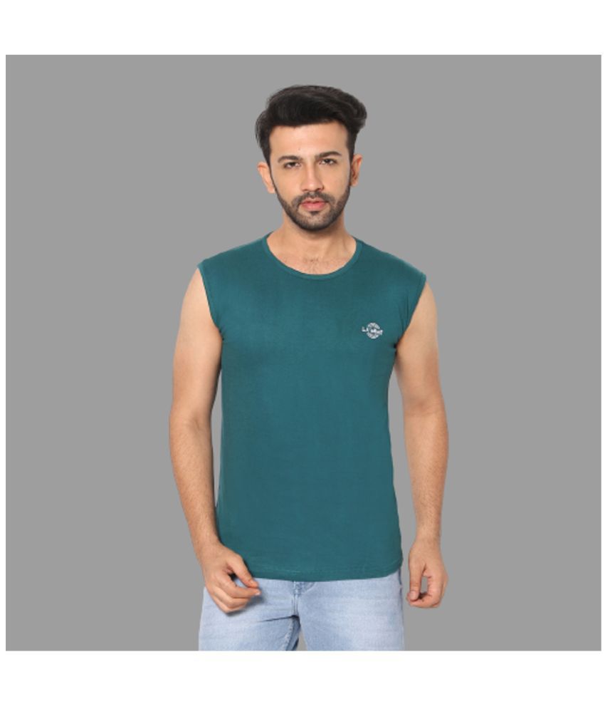     			LA'eNviE - Green Cotton Slim Fit Men's Sports T-Shirt ( Pack of 1 )