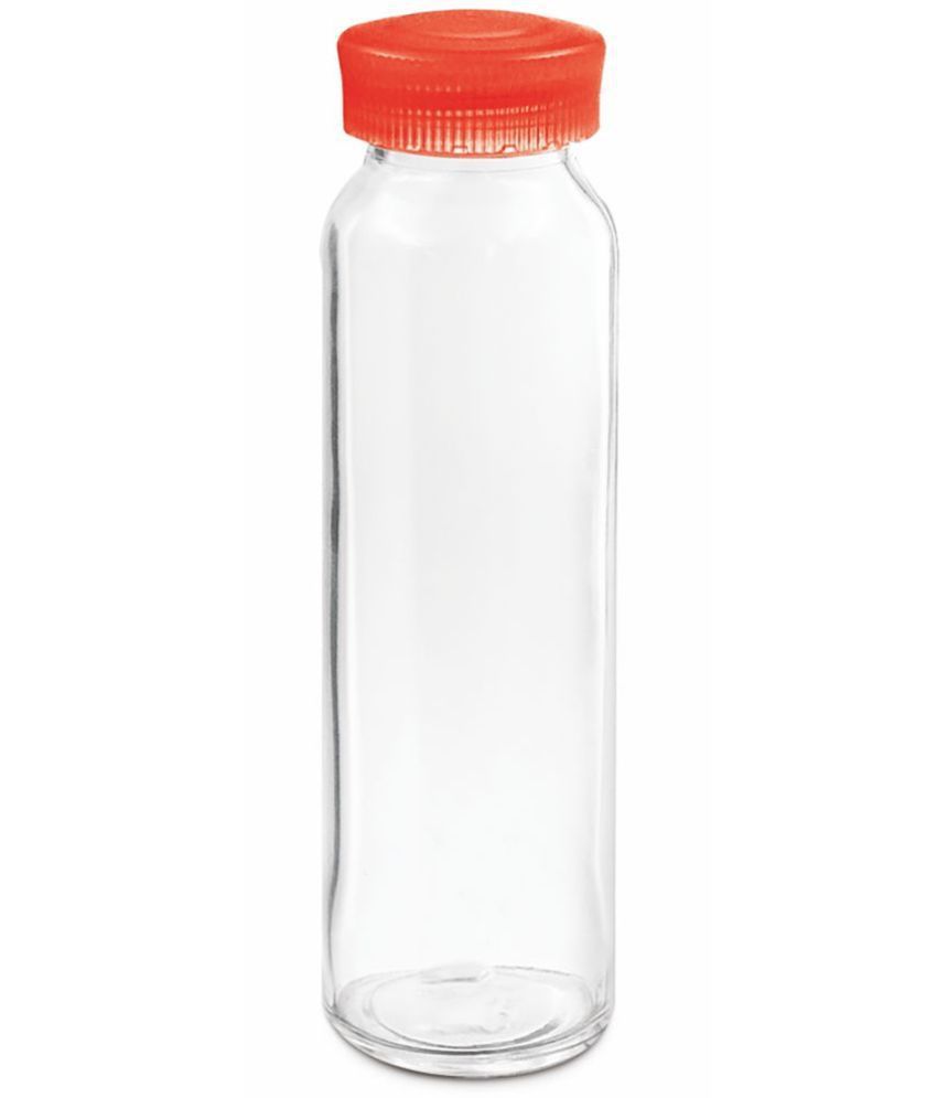     			Treo By Milton Bobbin Borosilicate Glass Bottle, 250ml, Orange | Leak Proof | Microwave | Scratch Resistant | BPA Free Lid | Dishwasher Safe | Odour Proof | Easy Grip | Easy to Carry
