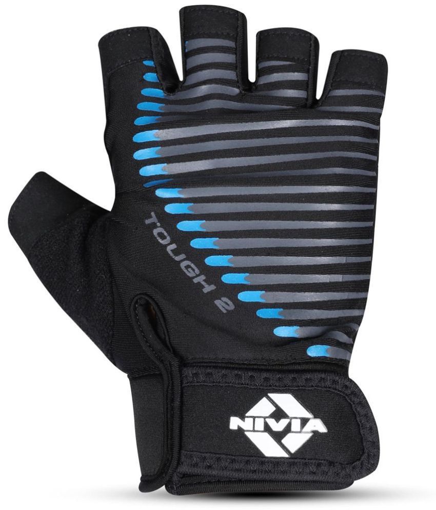     			Nivia - Black Gym Gloves ( 1 Pair )