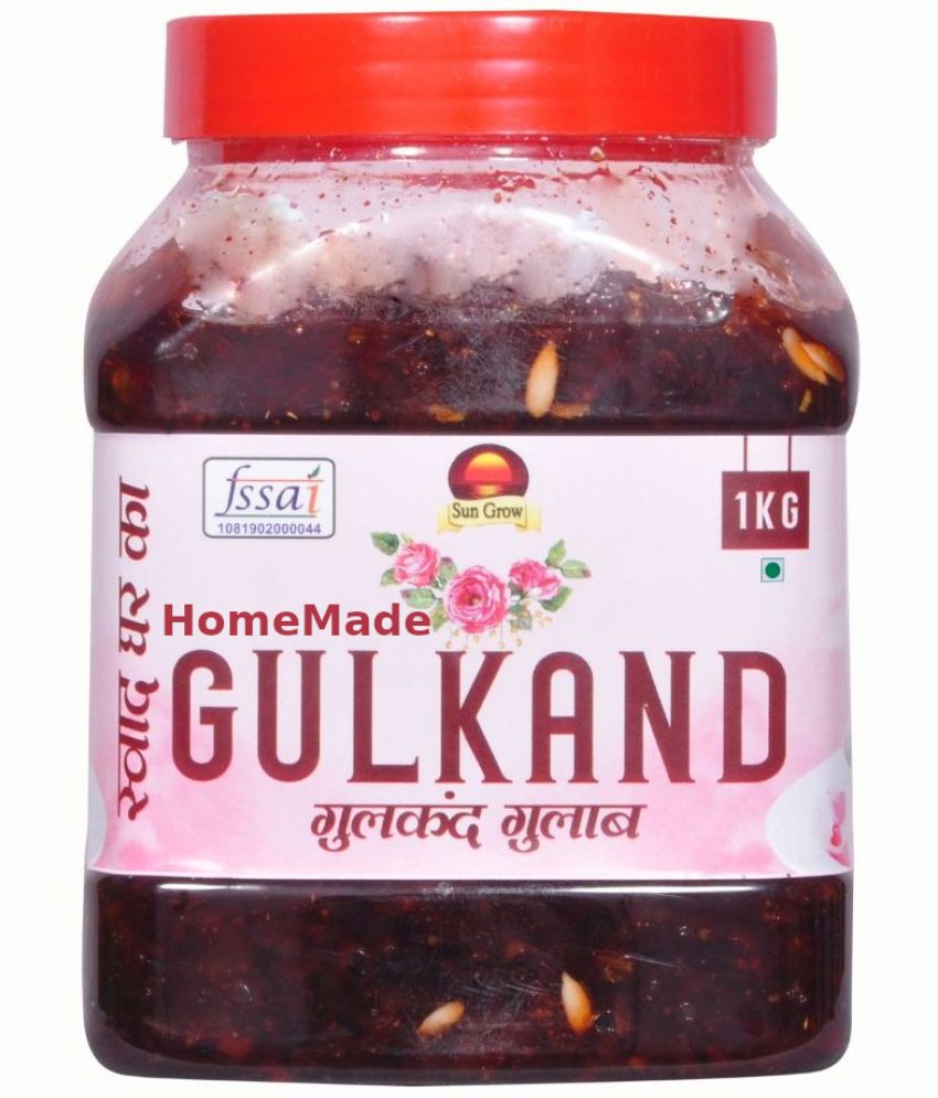     			Sun Grow Organics HomeMade  Natural Gulkand| Gives Relief from Acidity, Purifies Blood, Improves Digestion Pickle 1 kg