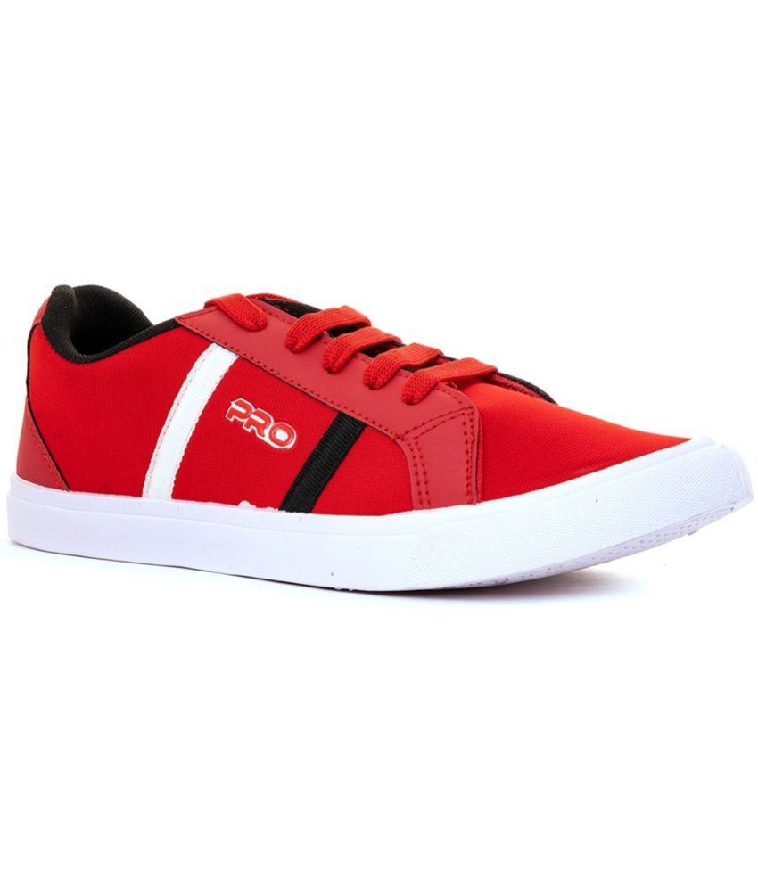     			Khadim's - Red Men's Sports Running Shoes