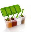 OFFYX - Spice Box PET Green Spice Container ( Set of 1 )