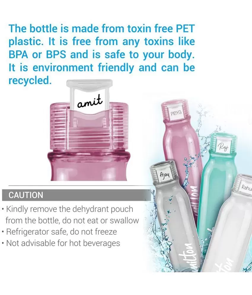 Milton Helix 1000 Pet Water Bottle, 1 Piece, 1 Litre, Purple, BPA Free, 100% Leak Proof, Office Bottle, Gym Bottle, Home, Kitchen, Travel  Bottle, Hiking