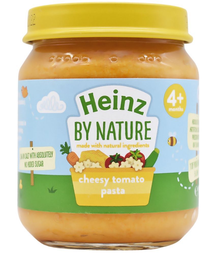     			Heinz By Nature Cheesy Tomato Pasta Snack Foods for Under 6 Months ( 120 gm )
