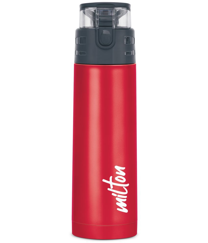     			Milton Atlantis 900 Thermosteel Insulated Water Bottle, 750 ml, Red | Hot and Cold | Leak Proof | Office Bottle | Sports | Home | Kitchen | Hiking | Treking | Travel | Easy To Carry | Rust Proof